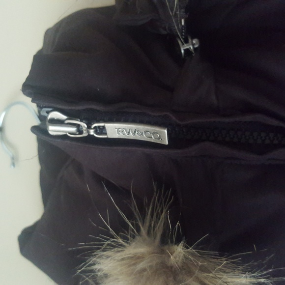 RW&CO. Long Winter Down Filled Coat, Brown - Size X-Small - Picture 4 of 12